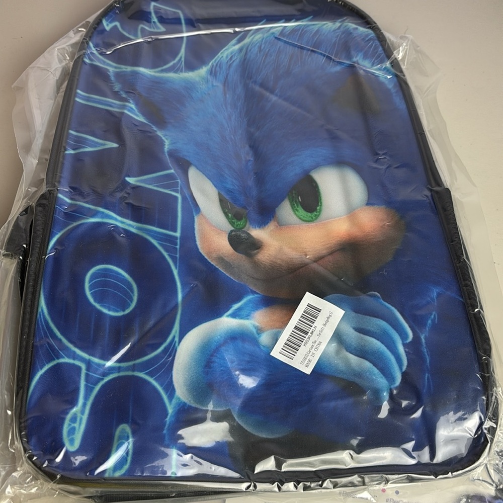 Blue Sonic Kids Backpack